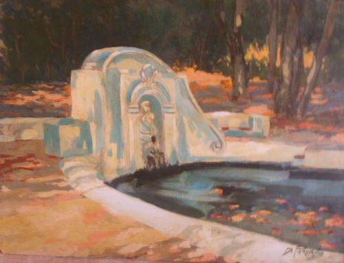 Original Dino Paravano painting oil on board size 37 x 49 .... RELISTED (non-payer)