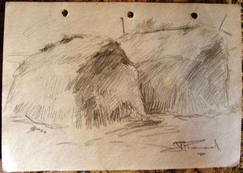 Original Pierneef - Pencil on Paper