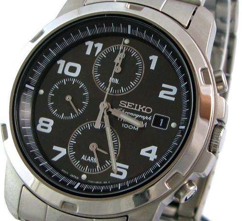 R5599.99 SEIKO**ALL TITANIUM**CHRONO-ALARM 100 METERS WATER RESISTANT**CRAZY DEAL**