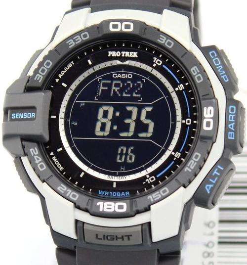 Latest**CASIO PROTREK ULTIMATE ADVENTURE TOUGH SOLAR++ALTIMETER-BAROMETER-THERMOMETER-COMPASS++R4999