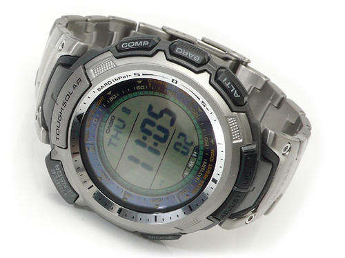 R5499.00 MONSTER!!>>CASIO TRIPPLE SENSOR TITANIUM ADVENTURE TOOL PGR 110T-7V