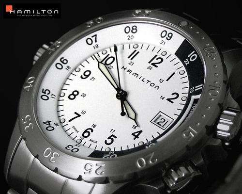 SWISS MADE !!! HAMILTON KHAKI NAVY **BRANDNEW IN BOX WITH PAPERS**