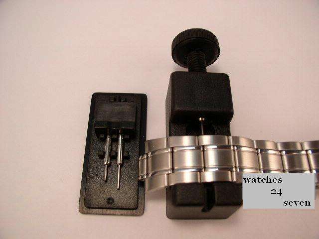 BRACELET  ADJUSTER ROLEX, BREITLING, TAG SEIKO, CITIZEN...PIN LINK REMOVER WITH 2 PCE PINS INCLUDED