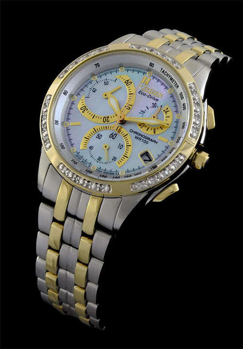 LAST ONE AVAILABLE !! Most Spectacular ever made!!! LADIES CITIZEN **24 GENUINE DIAMONDS** ECO-DRIVE