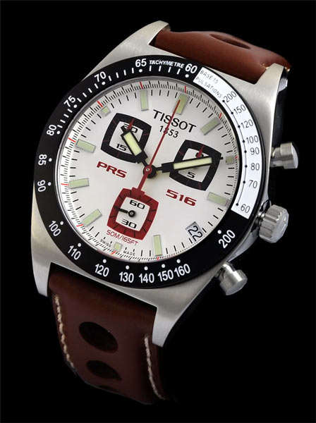 T-SPORT TISSOT  T91.1.416.31TISSOT T-SPORT PRS516 Swiss 15 Pulsations Classic Tachy Racing Chron