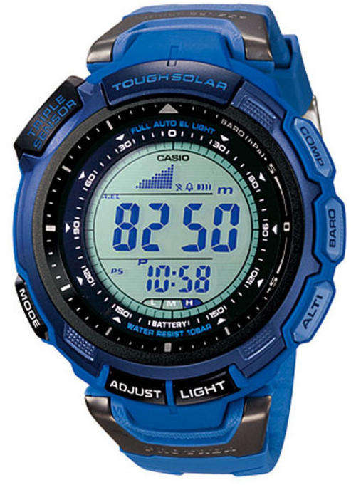 CASIO PROTREK Ultimate adventure tool- Compas-Altimeter-barometer-Worldtime TOUGH SOLAR 3 SENSORS