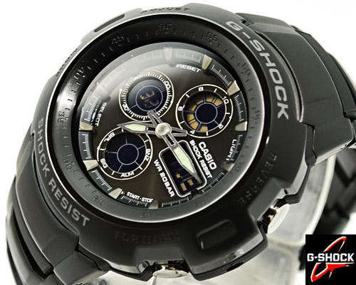 CASIO G SHOCK Cockpit Sport G-702BD-1 Black Watch 200M Water resistant Black Metal !!!