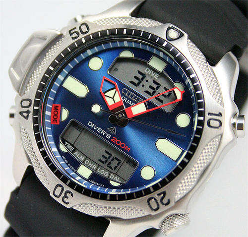 **R5999.99**CITIZEN PROMASTER AQUALAND II DEPTH SENSOR CHRONOGRAPH WATCH JP1010-01A