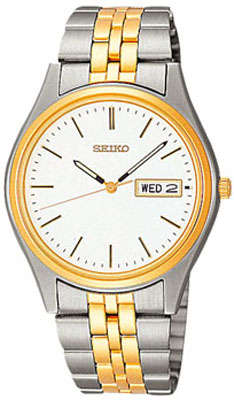 SEIKO Gents Slimline Quartz Dress Watch~Day / Date