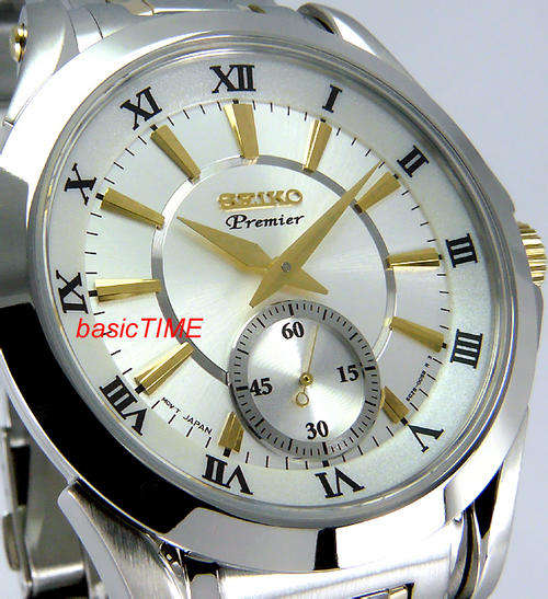CLEARANCE!! R6499.99 SEIKO *TOP NOTCH*PREMIER TWO-TONE SAPPHIRE CRYSTAL GENTS  WATCH WR 100m SRK022
