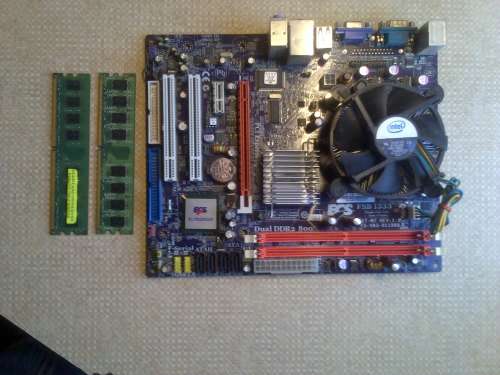 Core 2 Quad CPU + 4GB RAM + Motherboard + 8500GT