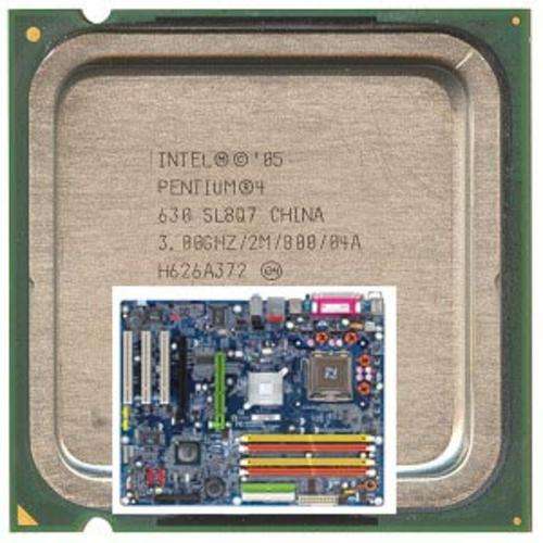 Gigabyte GA-8VT880P Combo + Intel Pentium 4 630 3.0GHz