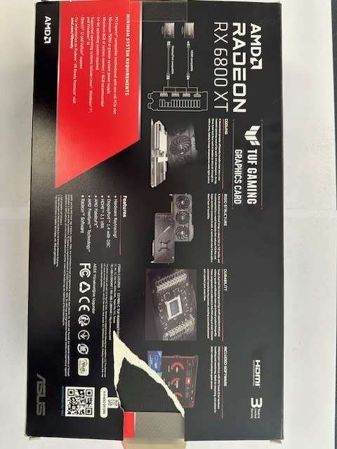 ASUS TUF-RX6800XT-O16G-GAMING Graphics card - 16GB