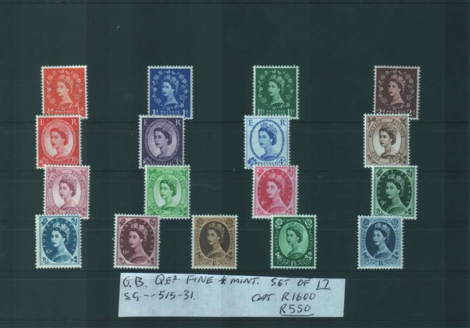 GB : QE II : MM : SG 515 - 31 : CAT R1600