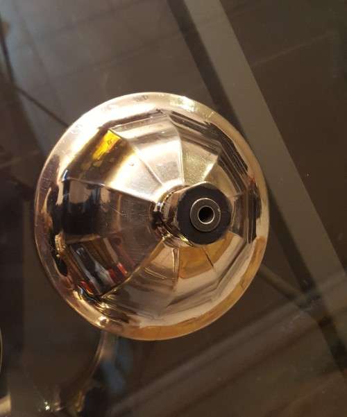 Vintage UNIVERSAL Nickel Electric Tea Pot with Tea Ball