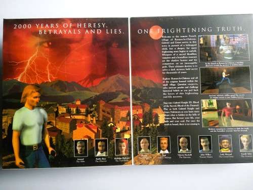 Vintage Gabriel Knight 3 Blood of the Sacred, Blood of the Damned PC (Big Box)