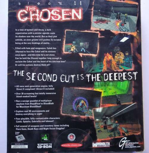 Vintage PC Game - Blood II The Chosen (Big Box)
