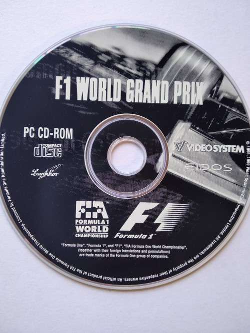 Vintage PC Game - F1 World Grand Prix (Big Box)