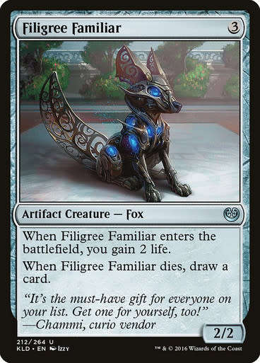 Magic: The Gathering 2016 - Filigree Familiar - Uncommon - Kaladesh