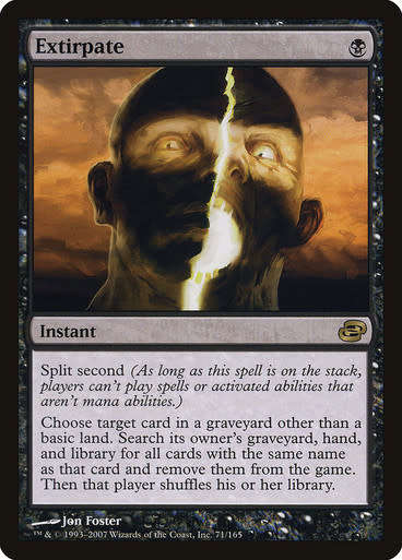 Magic: The Gathering 2007 - Extirpate - Rare - Planar Chaos