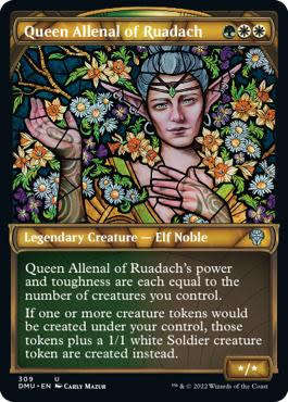 Magic: The Gathering 2022 - Queen Allenal of Ruadach (Showcase) - Uncommon - Dominaria United
