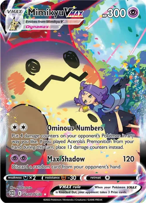 Pokemon - Mimikyu VMAX (Ultra Rare) - SWSH09: Brilliant Stars Trainer Gallery (SWSH09:TG)