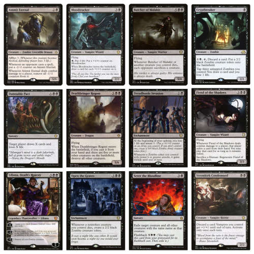 Magic The Gathering - 72-card Instant Collection (includes 12 Rares) - BLACK COLLECTION 3