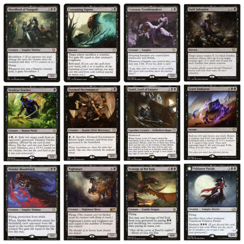 Magic The Gathering - 72-card Instant Collection (includes 12 Rares) - BLACK COLLECTION 4