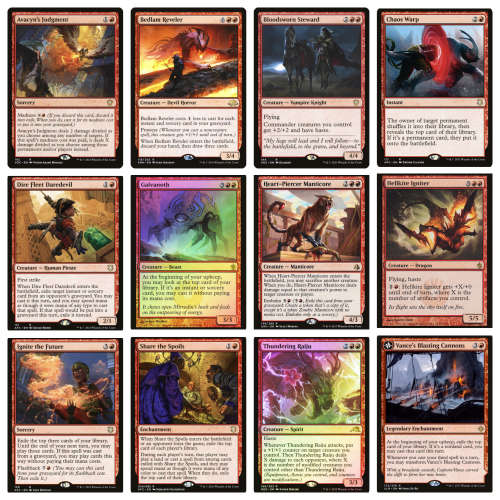 Magic The Gathering - 72-card Instant Collection (includes 12 Rares) - RED COLLECTION 3