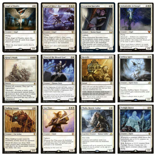 Magic The Gathering - 72-card Instant Collection (includes 12 Rares) - WHITE COLLECTION 7