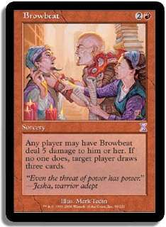 MAGIC THE GATHERING - Browbeat and Bonus Rares