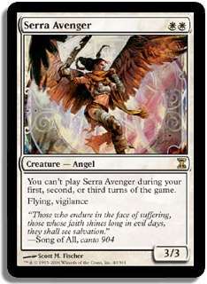 MAGIC THE GATHERING - Serra Avenger and Bonus Rares