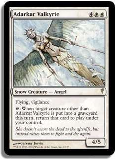 MAGIC THE GATHERING - Adarkar Valkyrie and Bonus Rares