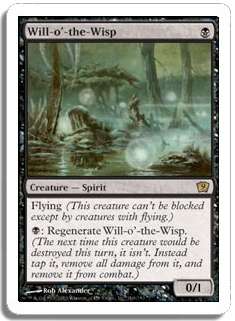 MTG MAGIC THE GATHERING - Will-'o-the-Wisp and Bonus Rare Cards