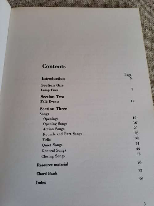 The Scout Fire and Folk Song Book