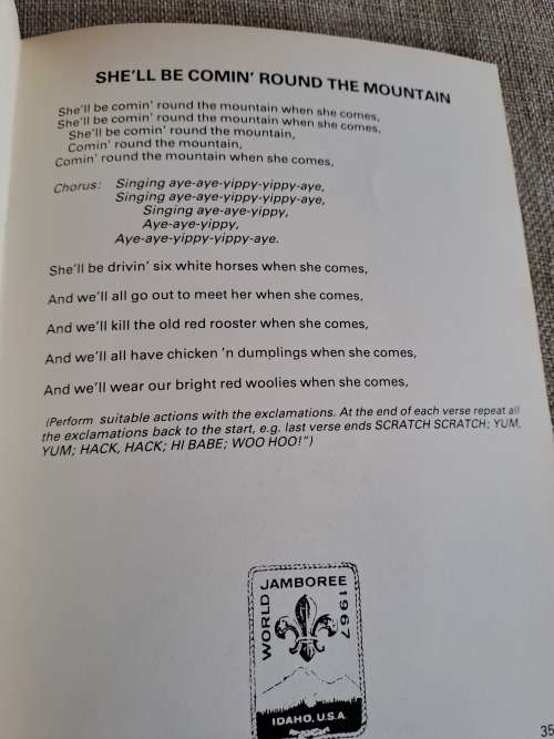 90 Songs for Scouts - South African Contingent Song Book