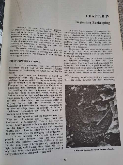 Beekeeping in South Africa - Anderson, Buys, Johannsmeier