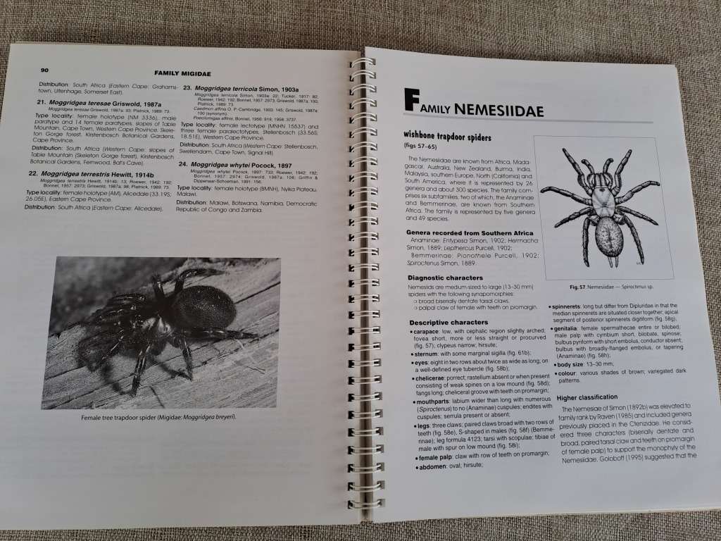Baboon and Trapdoor Spiders of Southern Africa: An Identification Manual plus CD