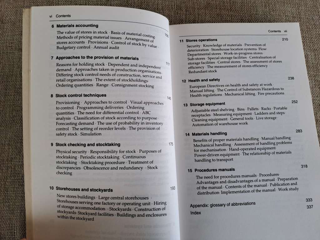 Storage and Supply of Materials 6th Edition - David Jessop & Alex Morrison