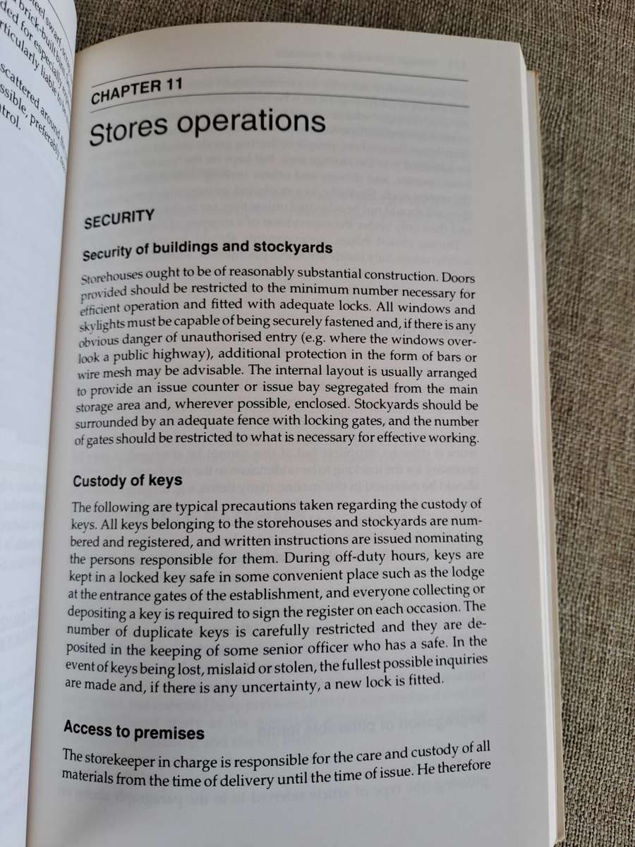 Storage and Supply of Materials 6th Edition - David Jessop & Alex Morrison