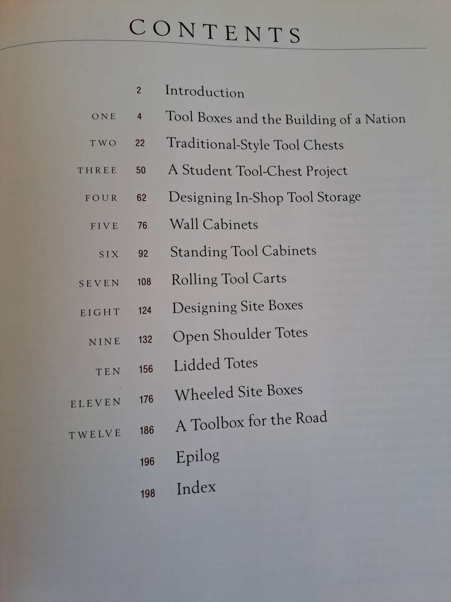 The Toolbox Book: A Craftsman's Guide to Tool Chests, Cabinets and Storage Systems - Jim Tolpin