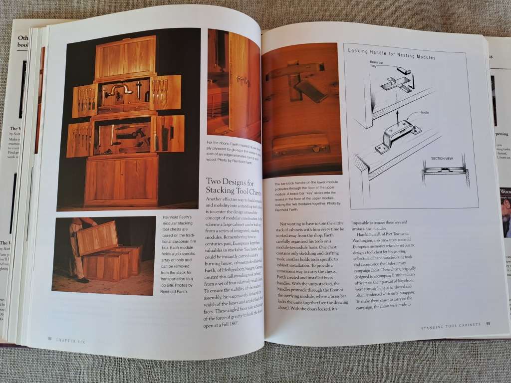 The Toolbox Book: A Craftsman's Guide to Tool Chests, Cabinets and Storage Systems - Jim Tolpin