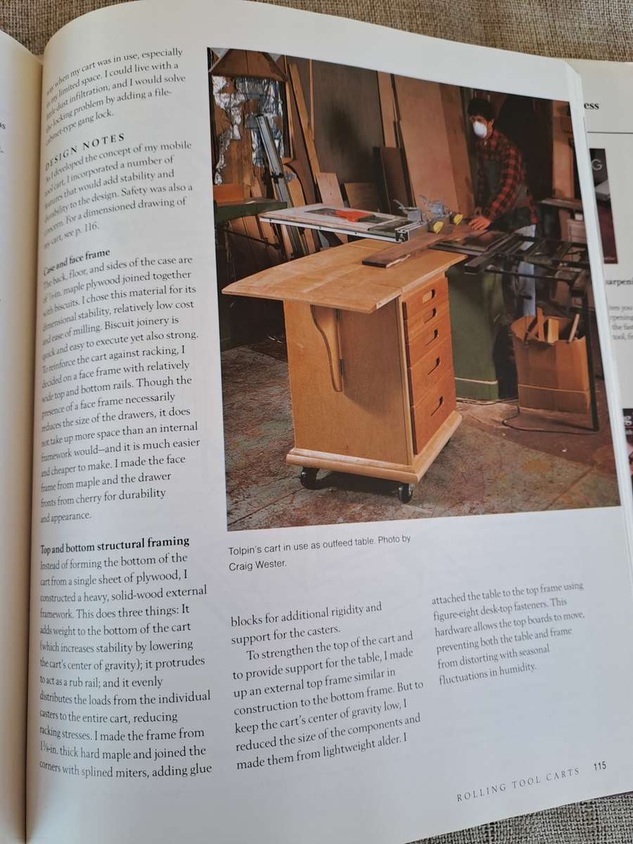 The Toolbox Book: A Craftsman's Guide to Tool Chests, Cabinets and Storage Systems - Jim Tolpin