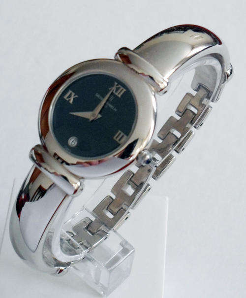 MICHEL HERBELIN WOMEN'S PALLADIUM PLATED BRACELET STYLE WATCH