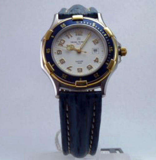 Women s Watches MICHEL HERBELIN SAFARI DATE BLUE LEATHER WOMENS WATCH was sold for 1 010.00 on 11 Jul at 21 16 by marelena in Johannesburg ID 69954152