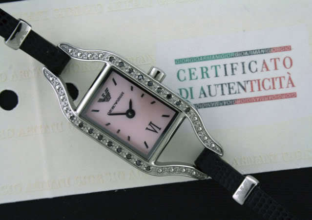 *R3,495* Top Model Emporio Armani Black Diamond Watch AR3130