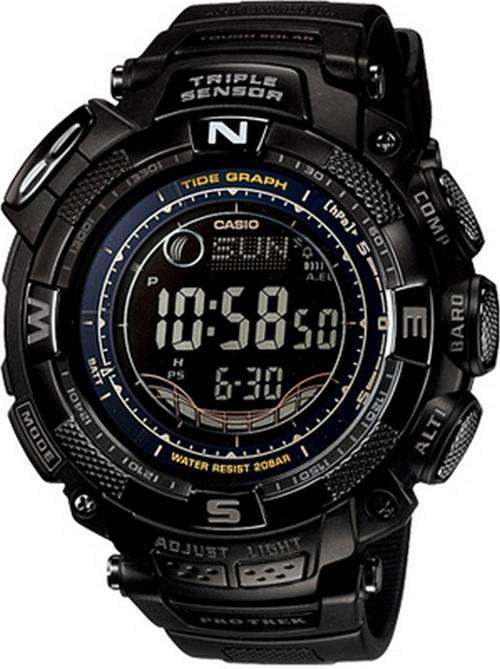 2011 *CASIO PROTREK* TOUGH SOLAR TRIPLE SENSOR MULTI-FUNCTION WATCH