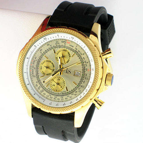 Joshua and Sons Men's JS-10-01 Augustus Swiss Quartz Chronograph Oversized Watch