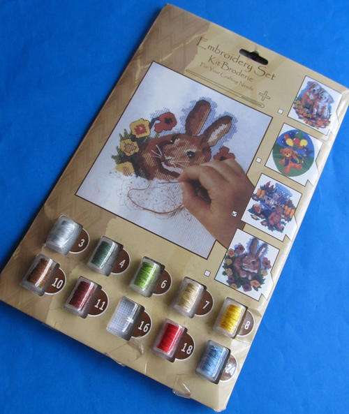 EMBROIDERY KIT - USED