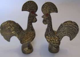 BRASS CHICKEN ORNAMENTS
